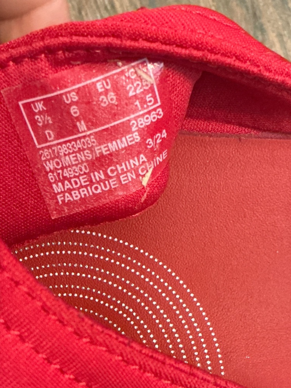 Clarks Red Floral Cloudsteppers Sandals - Picture 5 of 7